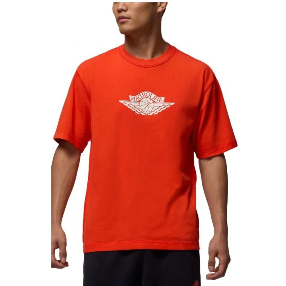 New JORDAN RARE AIR T-SHIRT Sz Small Men – Chile Red/Sail IB3130-673